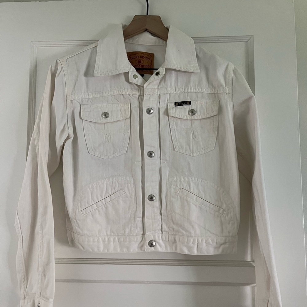 Lucky brand White Denim Jacket